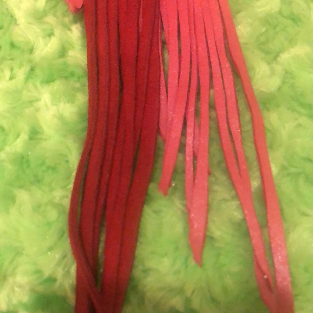 Pink gold leather cuff - Picture 8 of 9